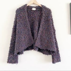 Pins & Needles Rainbow Fluffy Jacket Size Small